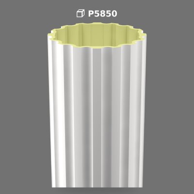 Decorative Fluted Polyurethane Column Shaft