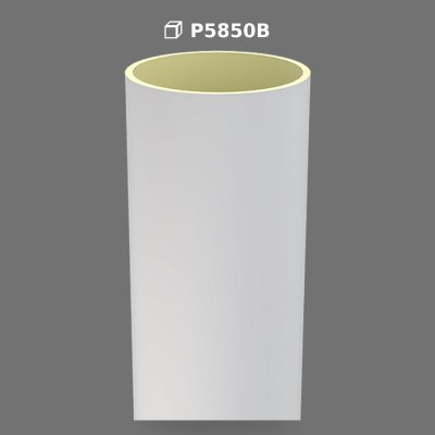 Smooth Polyurethane Decorative Column Shaft Model