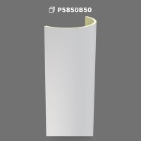 Smooth Polyurethane Half Column Shaft Decor