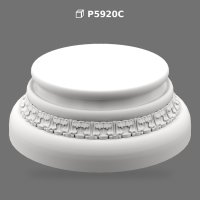 Polyurethane Column Base Pedestal for Decorative Pillars