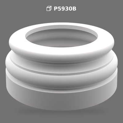 Polyurethane Column Base Ring Pedestal Model