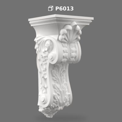 Decorative Polyurethane Corbel Bracket P6013