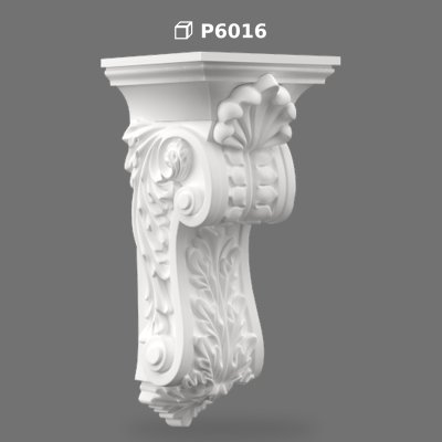 Decorative Polyurethane Corbel with Acanthus Leaf Detail