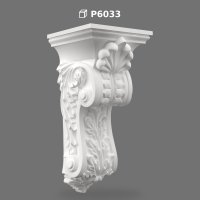 Poliüretan Carved Decorative Corbel Bracket Design