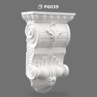 Poliüretan Ornate Decorative Corbel Bracket P6039