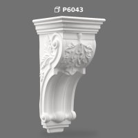 Polyurethane Corbel Bracket P6043 Decorative Wall Support