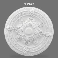 Poliüretan Ceiling Medallion Classic Patterned Ornament
