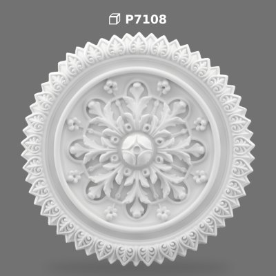 Poliüretan Classic Relief Ceiling Medallion Model