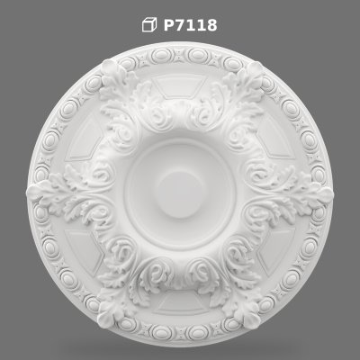 Polyurethane Decorative Classical Ceiling Medallion