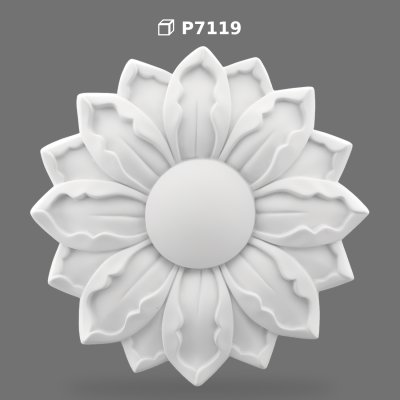 Polyurethane Floral Ceiling Medallion Models