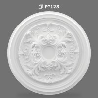 Classic Carved Poliüretan Ceiling Medallion Rose Model