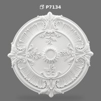 Polyurethane Ceiling Medallion with Classic Relief Pattern