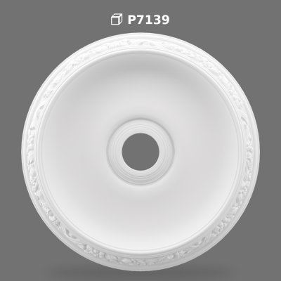 Poliüretan Classic Ceiling Dome Medallion Design