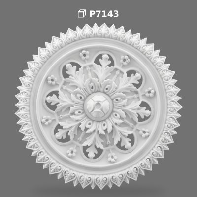 Poliüretan Ornate Acanthus Leaf Ceiling Medallion