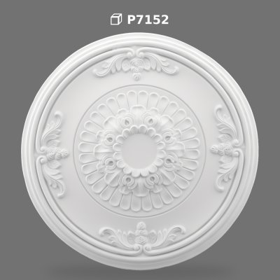 Poliüretan Decorative Ceiling Rose Medallion Model