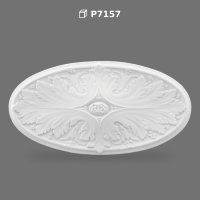 Polyurethane Decorative Oval Ceiling Medallion Model
