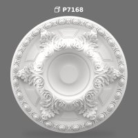 Poliüretan Decorative Ceiling Medallion Ornate Relief Model