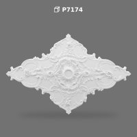 Large Polyurethane Ceiling Medallion Decorative Relief Model