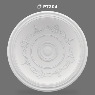 P7204 Polyurethane Ornate Recessed Ceiling Dome