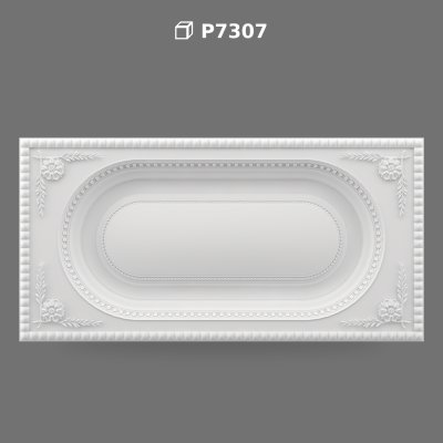 Poliüretan Decorative Oval Ceiling Dome Panel Model