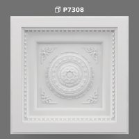 Poliüretan Classic Square Ceiling Medallion and Tile