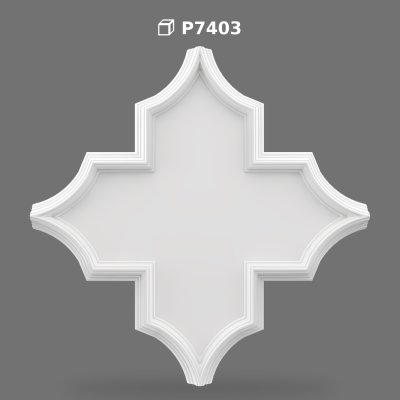 Polyurethane Decorative Wall and Ceiling Panel 63x63 cm
