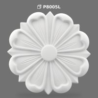 Polyurethane Decorative Flower Rosette Wall and Ceiling Ornament