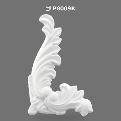 Classic Decorative Polyurethane Corner Relief Ornament