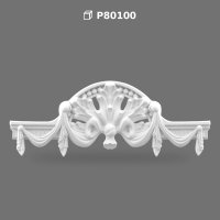 Classical Polyurethane Pediment Header Model