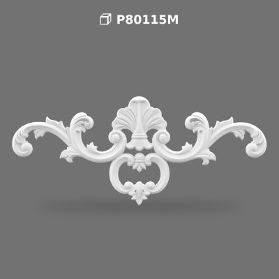 Poliüretan Decorative Wall and Furniture Ornament Motif