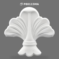 Polyurethane Carved Acanthus Leaf Decorative Relief Ornament