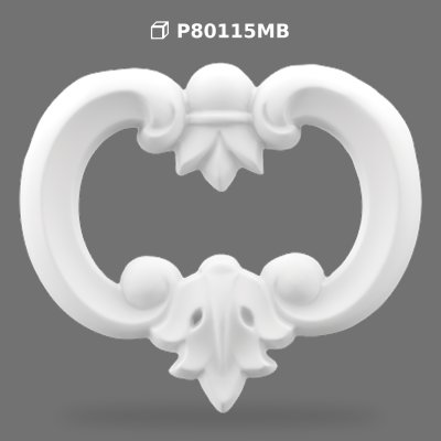 Decorative Polyurethane Carved Wall and Furniture Ornament