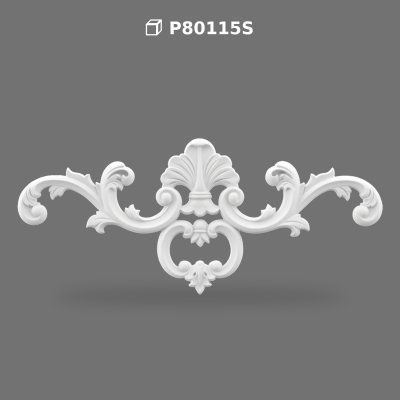 Decorative Polyurethane Wall Ornament and Pediment
