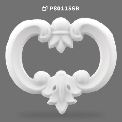 Polyurethane Ornamental Carved Relief Applique