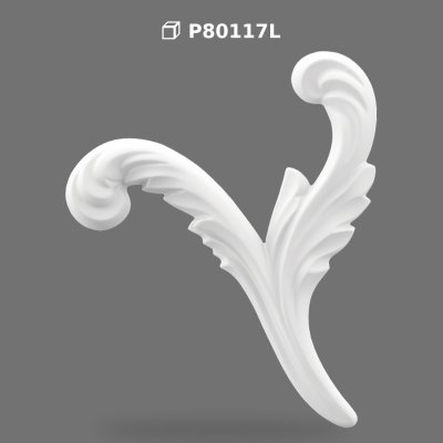 Decorative Polyurethane Wall and Furniture Ornament Motif