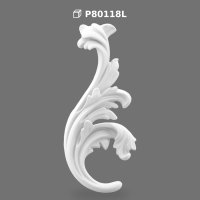 Poliüretan Decorative Acanthus Leaf Wall Ornament Model