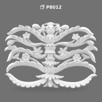 Polyurethane Classical Floral Relief Ornament P8012