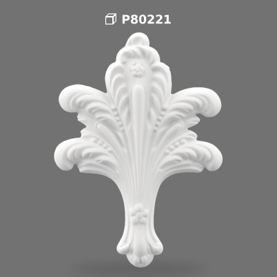 Decorative Polyurethane Wall Ornament and Furniture Applique