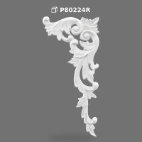 Polyurethane Decorative Corner Relief Ornament Motif