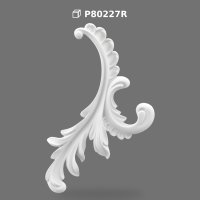 Polyurethane Decorative Scroll Ornament and Relief Motif