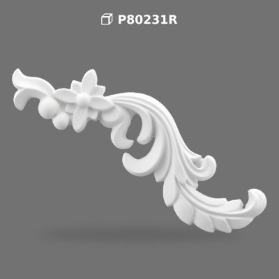 Polyurethane Decorative Wall and Furniture Ornament