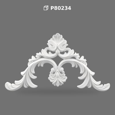 Polyurethane Decorative Wall and Door Pediment Ornament