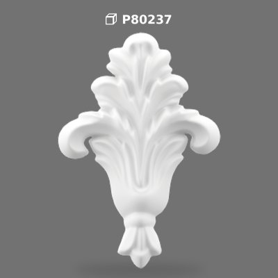 Polyurethane Decorative Relief Ornament and Furniture Applique