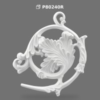 Poliüretan Decorative Baroque Acanthus Leaf Relief Ornament