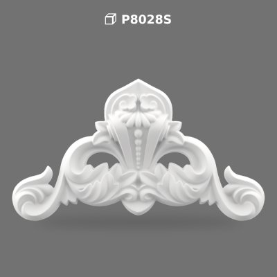 Polyurethane Decorative Wall and Door Pediment Ornament
