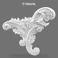 Polyurethane Classic Corner Ornament and Relief Motif