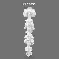 Decorative Polyurethane Vertical Festoon Ornament