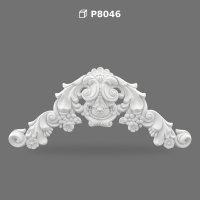 Decorative Polyurethane Pediment Wall and Door Ornament