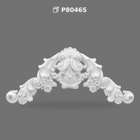 Polyurethane Decorative Pediment Ornament Relief