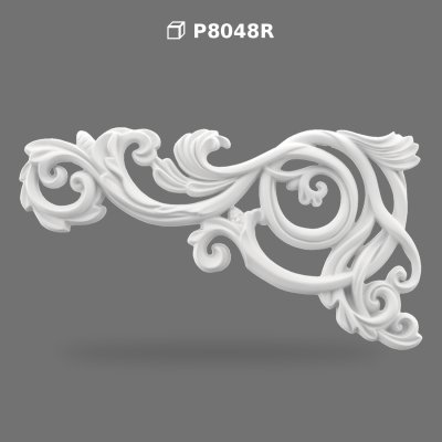 Poliüretan Decorative Wall and Furniture Ornament Model